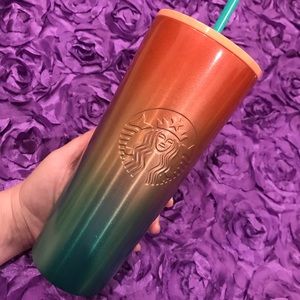 🧡💚 Starbucks Orange & Teal Tumbler 💚💛